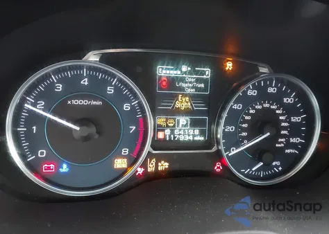 2016 Subaru Crosstrek 2.0I Limited z USA, uszkodzony, nr VIN JF2GPANC6G8228617